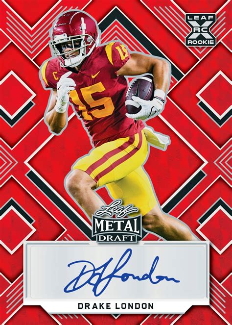 2022 leaf metal draft football cards